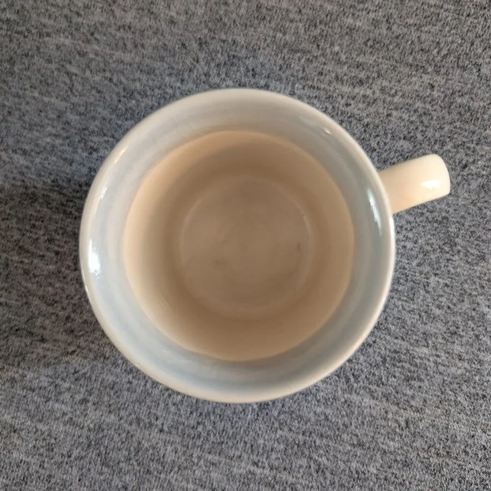 Biltons England Stoneware Mug, Village/Pub Scene with Gray Rim - Picture 3 of 4